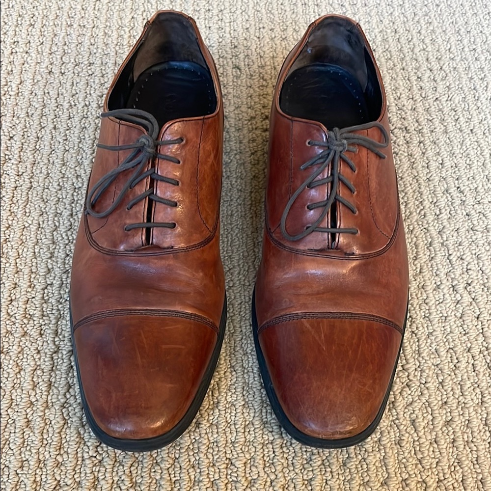 Men's Brown Leather Dress Shoes